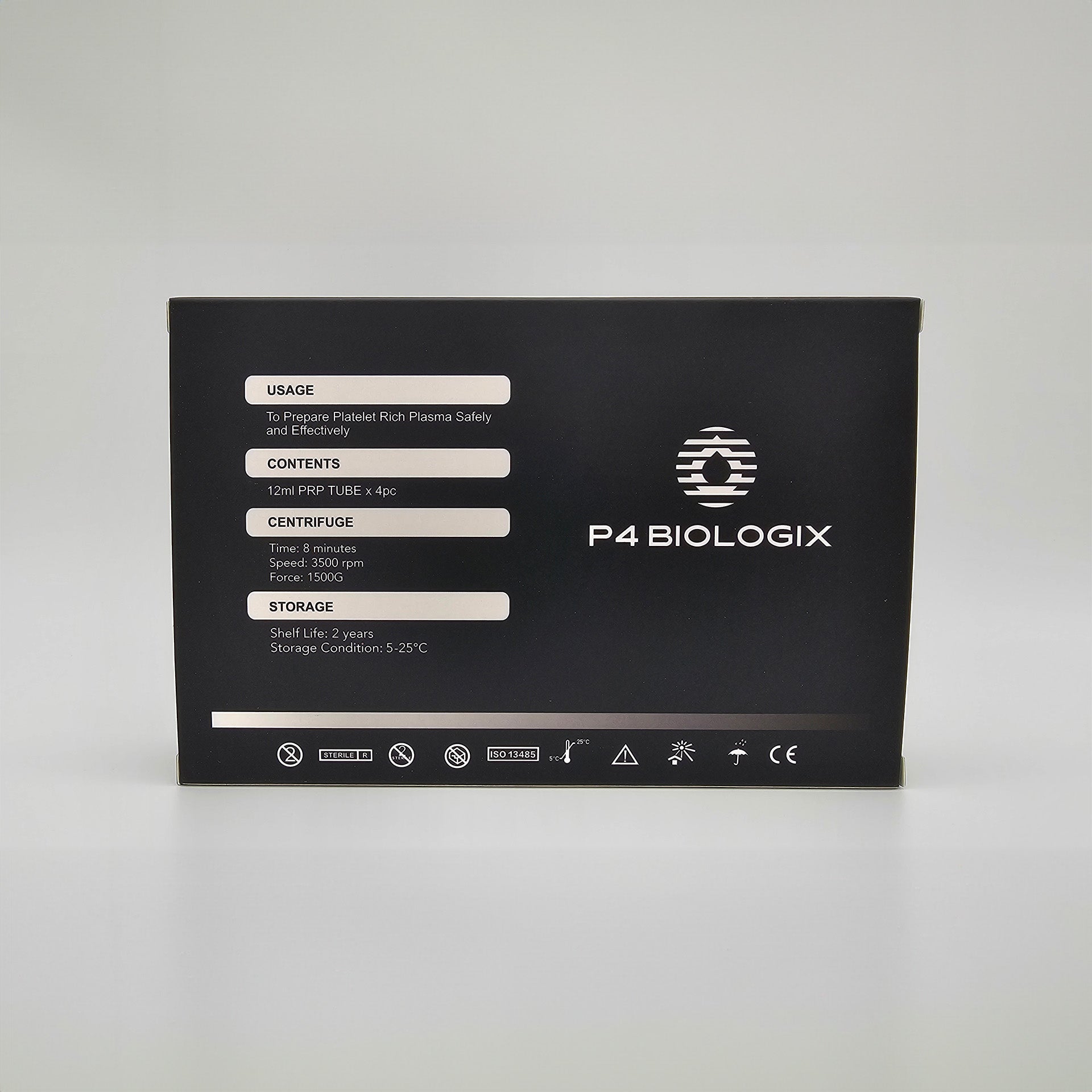 PRP Tubes Box (4x 12ml Tubes)