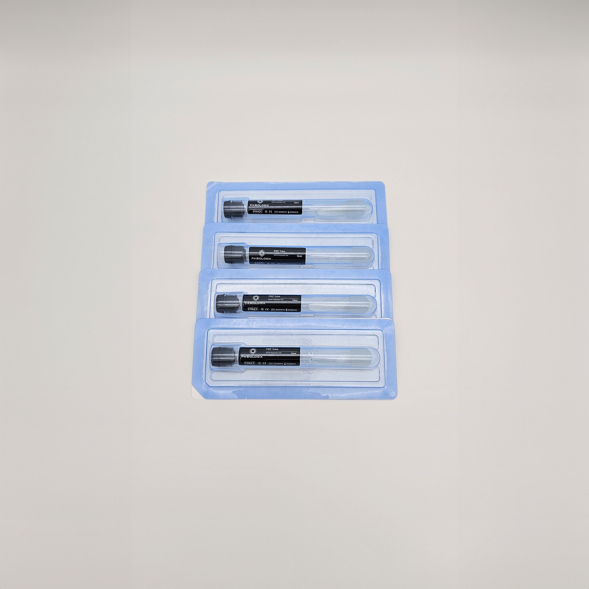 PRP Tubes Box (4x 12ml Tubes)