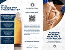 PRP for Pain Relief & Healing Marketing Brochure- Pack of 50