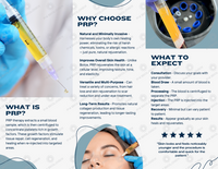 PRP for Aesthetics Marketing Brochure- Pack of 50